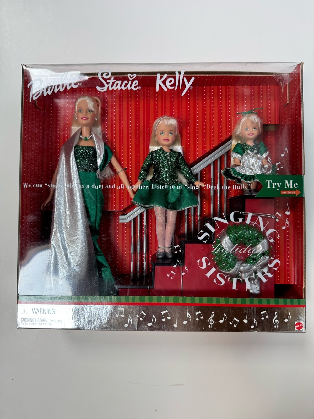 2000 Barbie Singing Holiday Sisters Set - NRFB